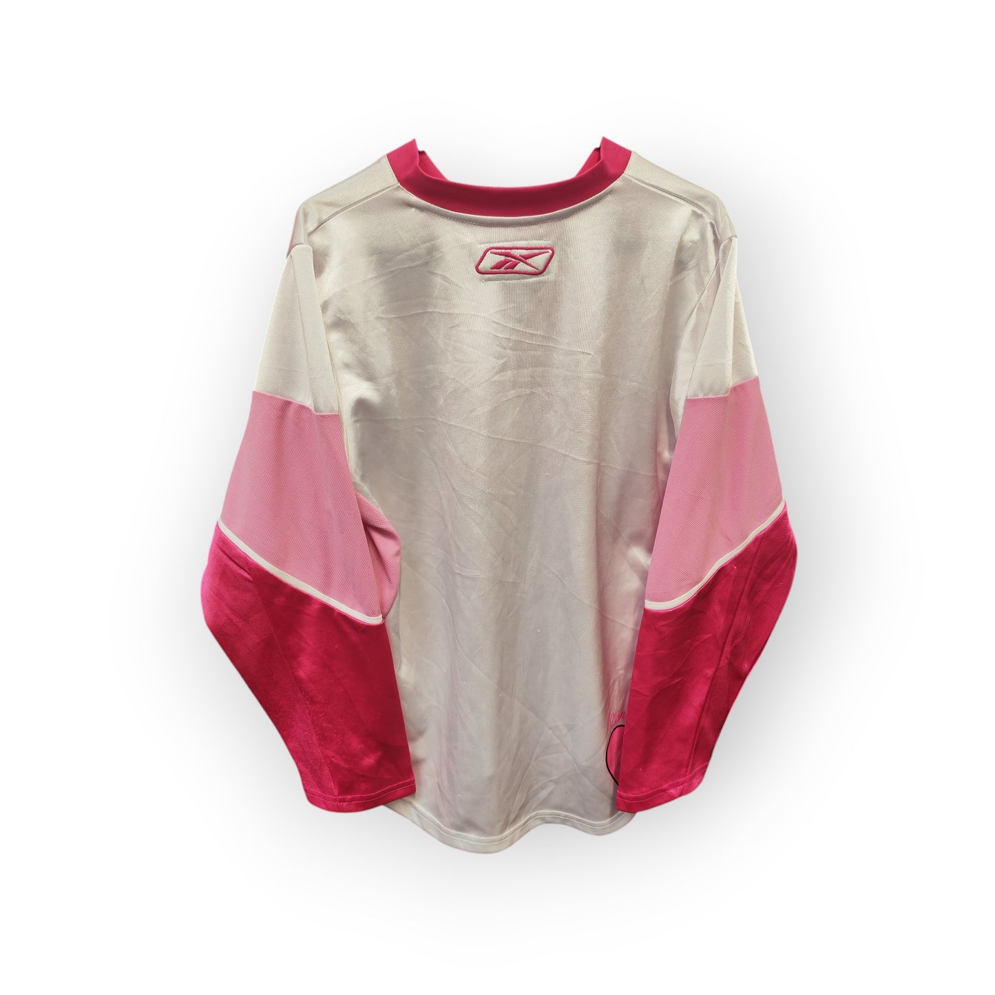 Youth Girls Reebok Montreal Canadiens NHL Jersey, White/Pink, Size YL 14