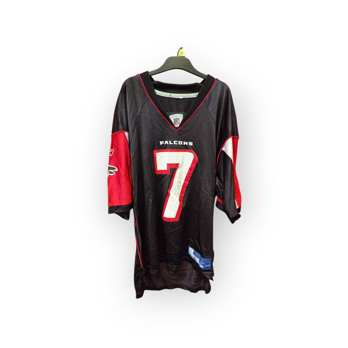 Reebok Atlanta Falcons NFL Jersey, #7 Vick, Black, Size Medium