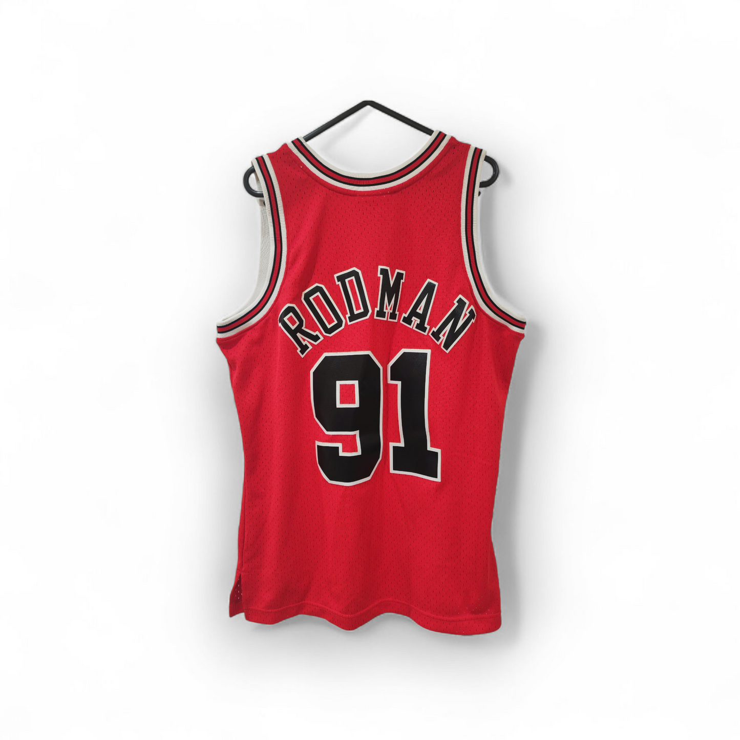 Mitchell & Ness Chicago Bulls 1997/98 NBA Jersey, #91 Rodman, Red, Size Medium