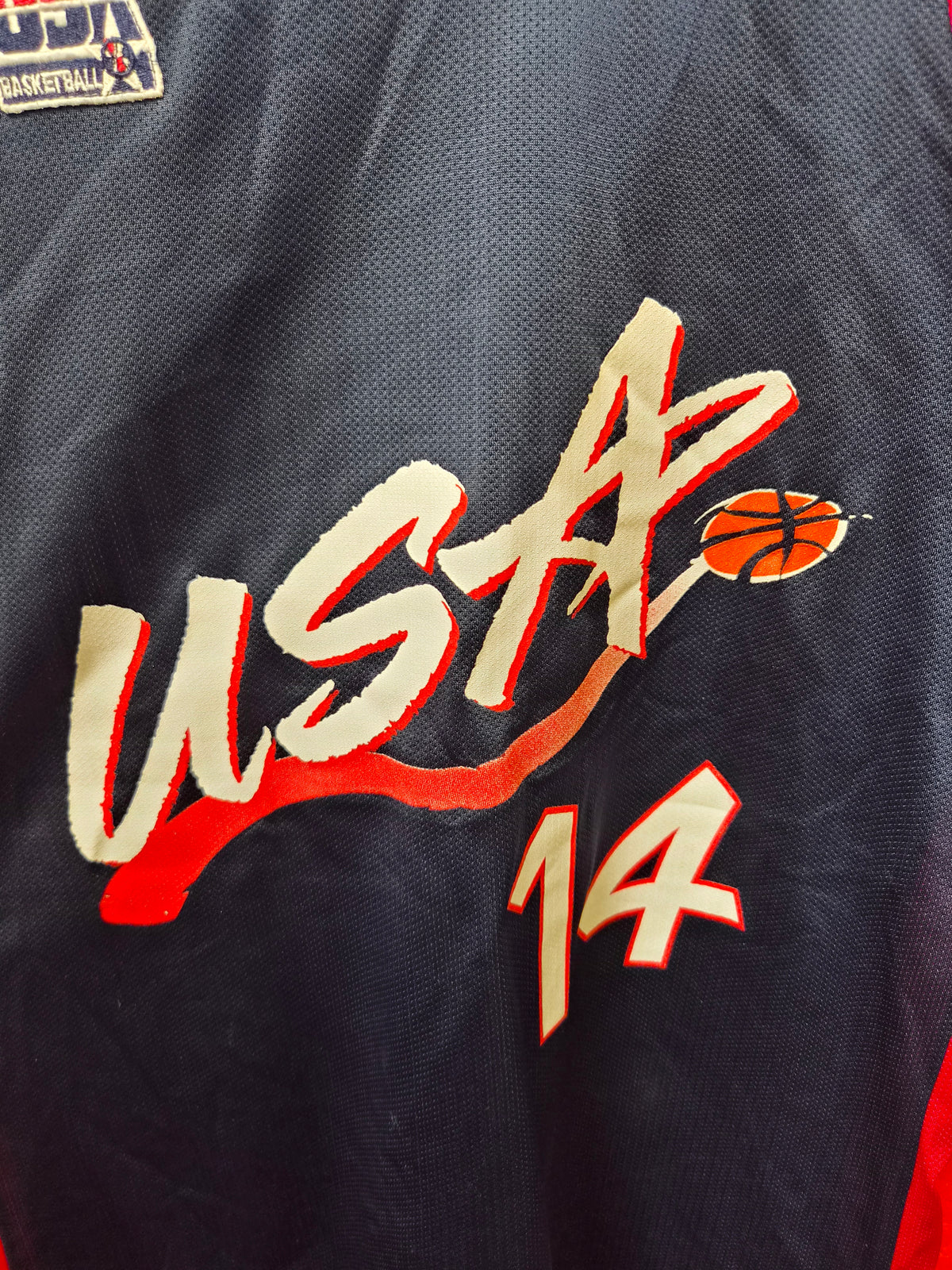 Champion Team USA 1996 Olympics Basketball Jersey, #14 G.Robinson, Size 48 Large