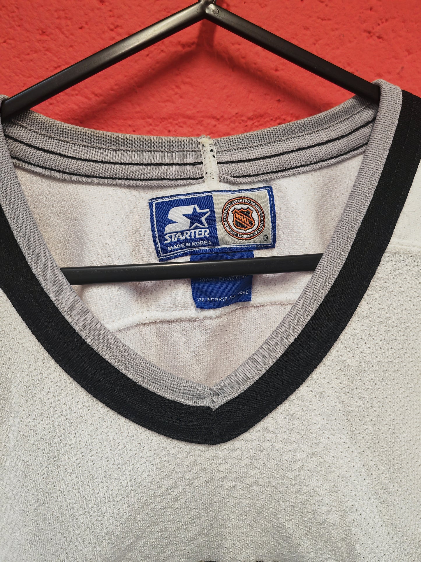 Starter Los Angeles Kings NHL Hockey Jersey, White, Size XL
