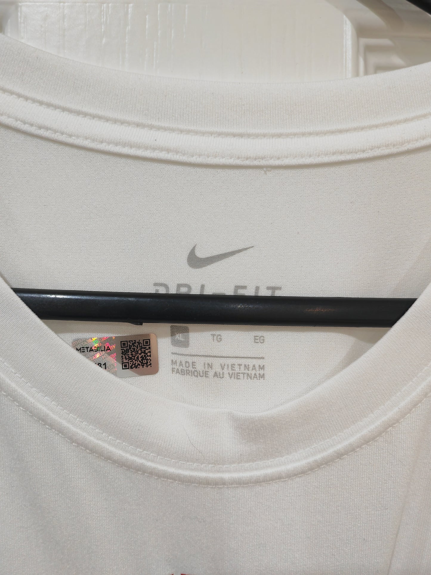 Nike Kansas City Chiefs Justin Watson Player Issue/Worn Warm Up Top, White, XL