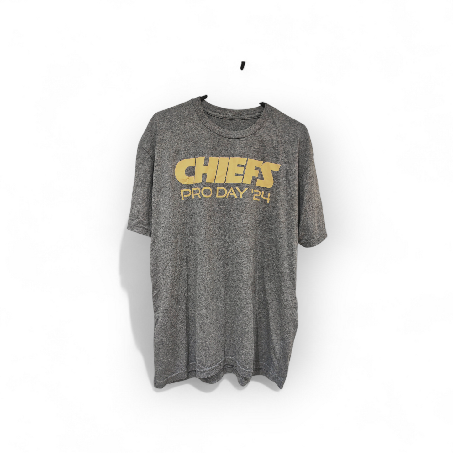 Unbranded Kansas City Chiefs Pro Day Short Sleeve T Shirt, Grey, Size M/L