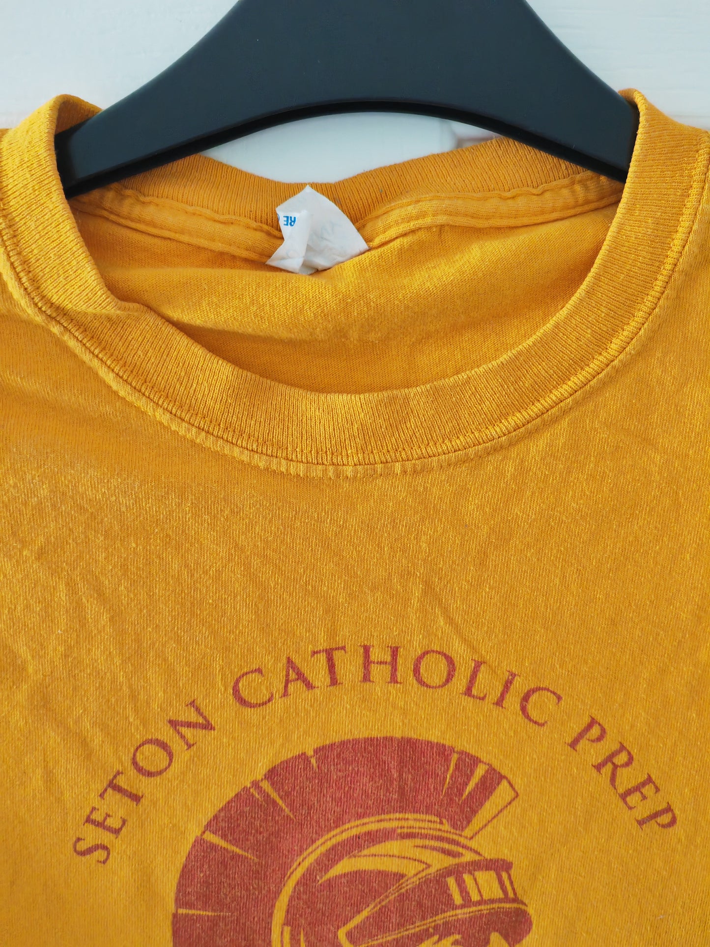 Port & Company Seton Catholic Prep Junior Sentinels T Shirt, Yellow, Size Small