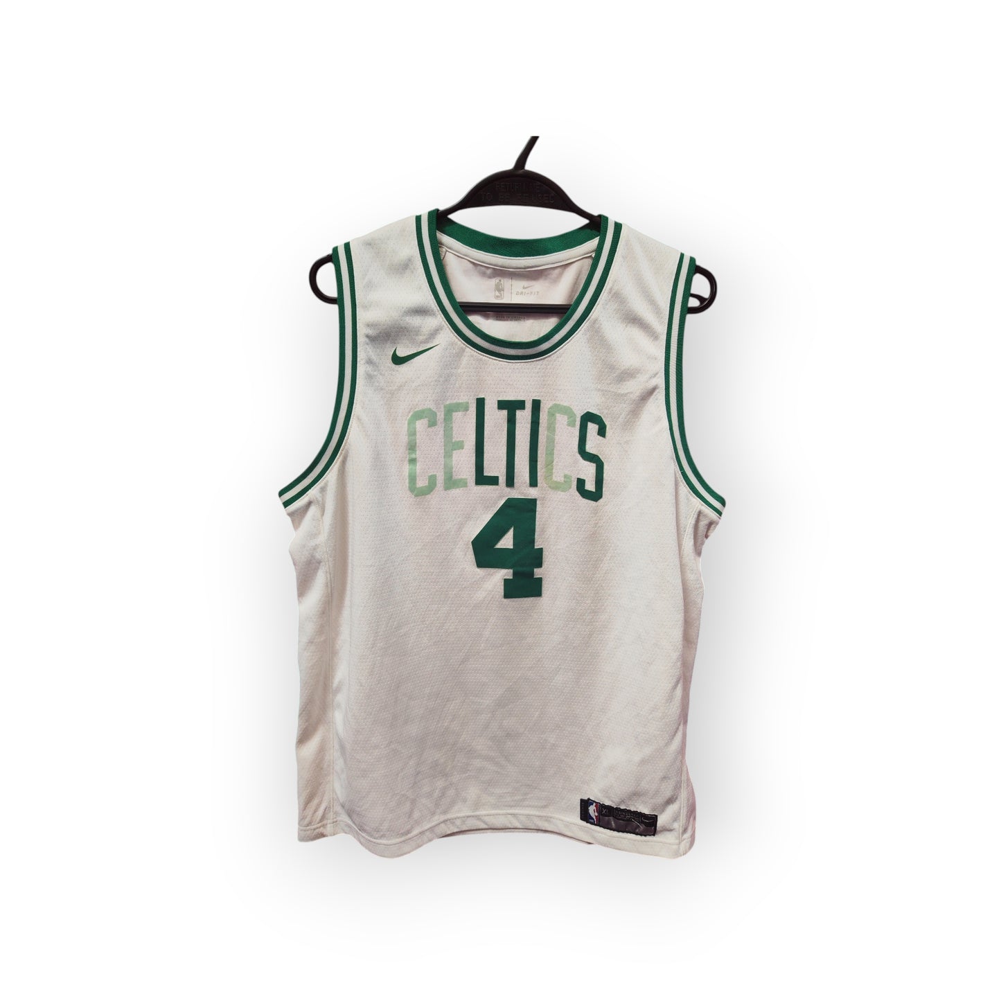 Youth Nike Boston Celtics NBA Jersey, #4 Thomas, White, Size YXL