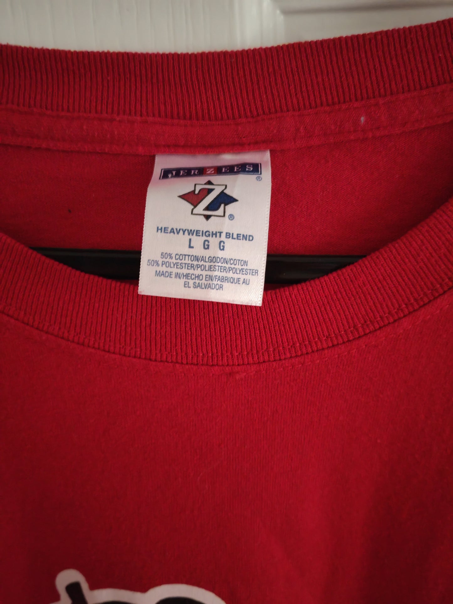 Jerzees Archer Tigers High School T Shirt, Red, Size Large