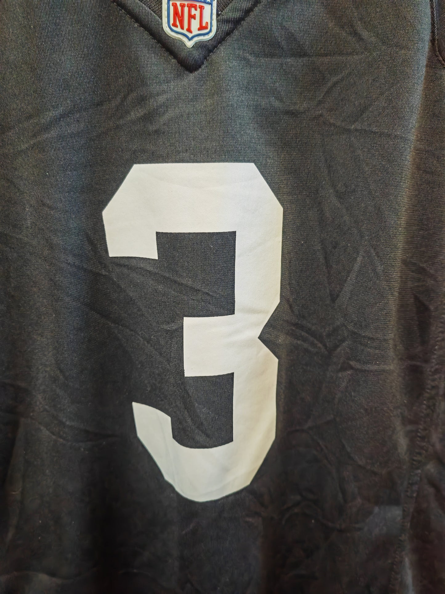 Youth Nike Oakland/Las Vegas Raiders NFL Jersey, #3 Palmer, Black, Size YXL
