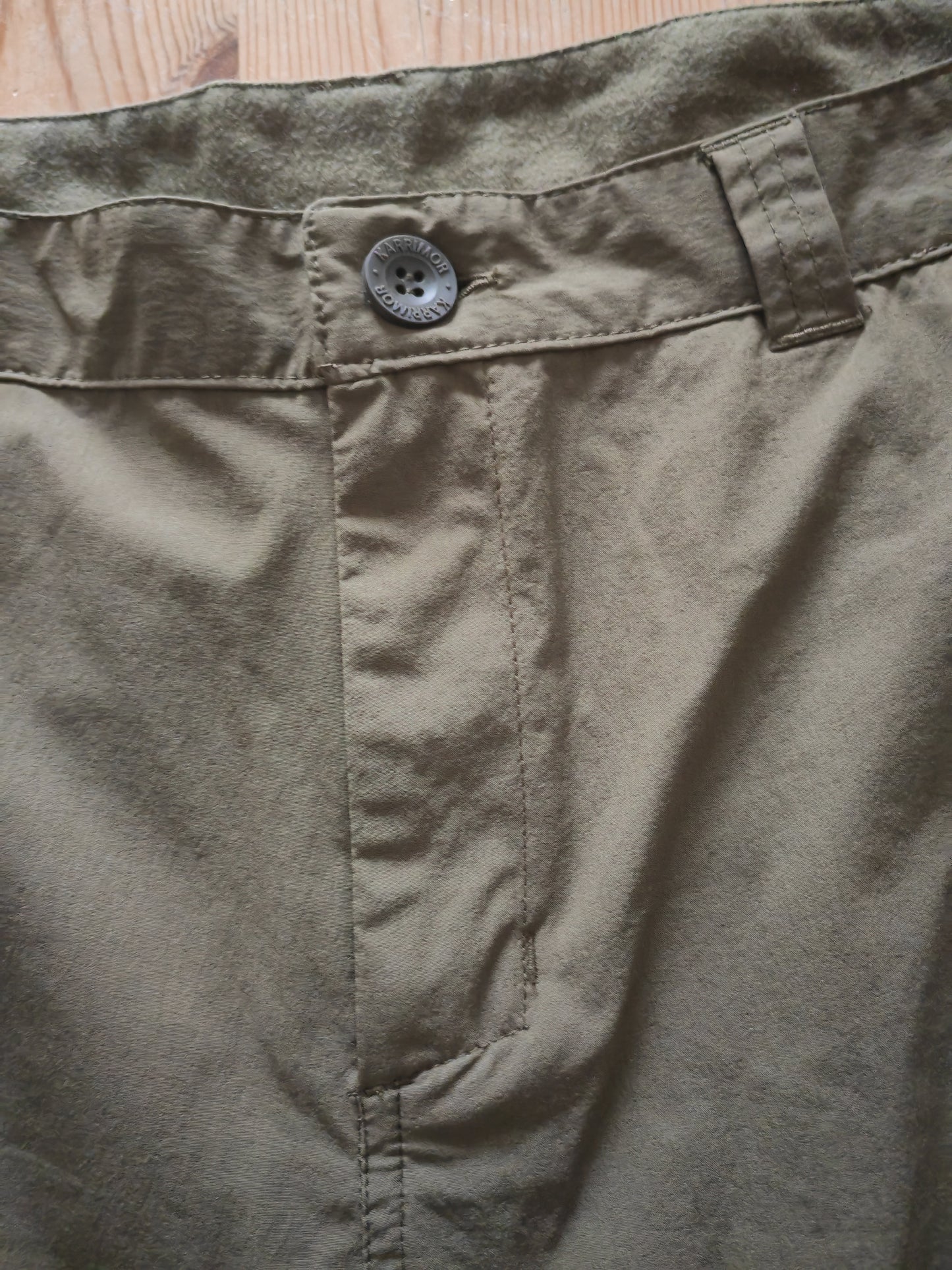 Karrimor Outdoor Hiking Cargo Trousers, Khaki Green, Size XL