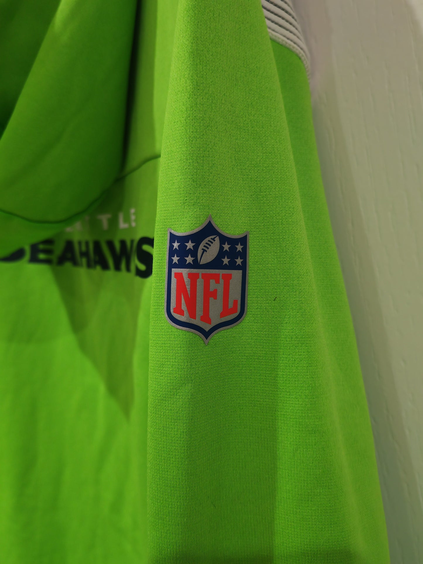 Nike Seattle Seahawks On-field Full Zip Hoodie, green, size Medium