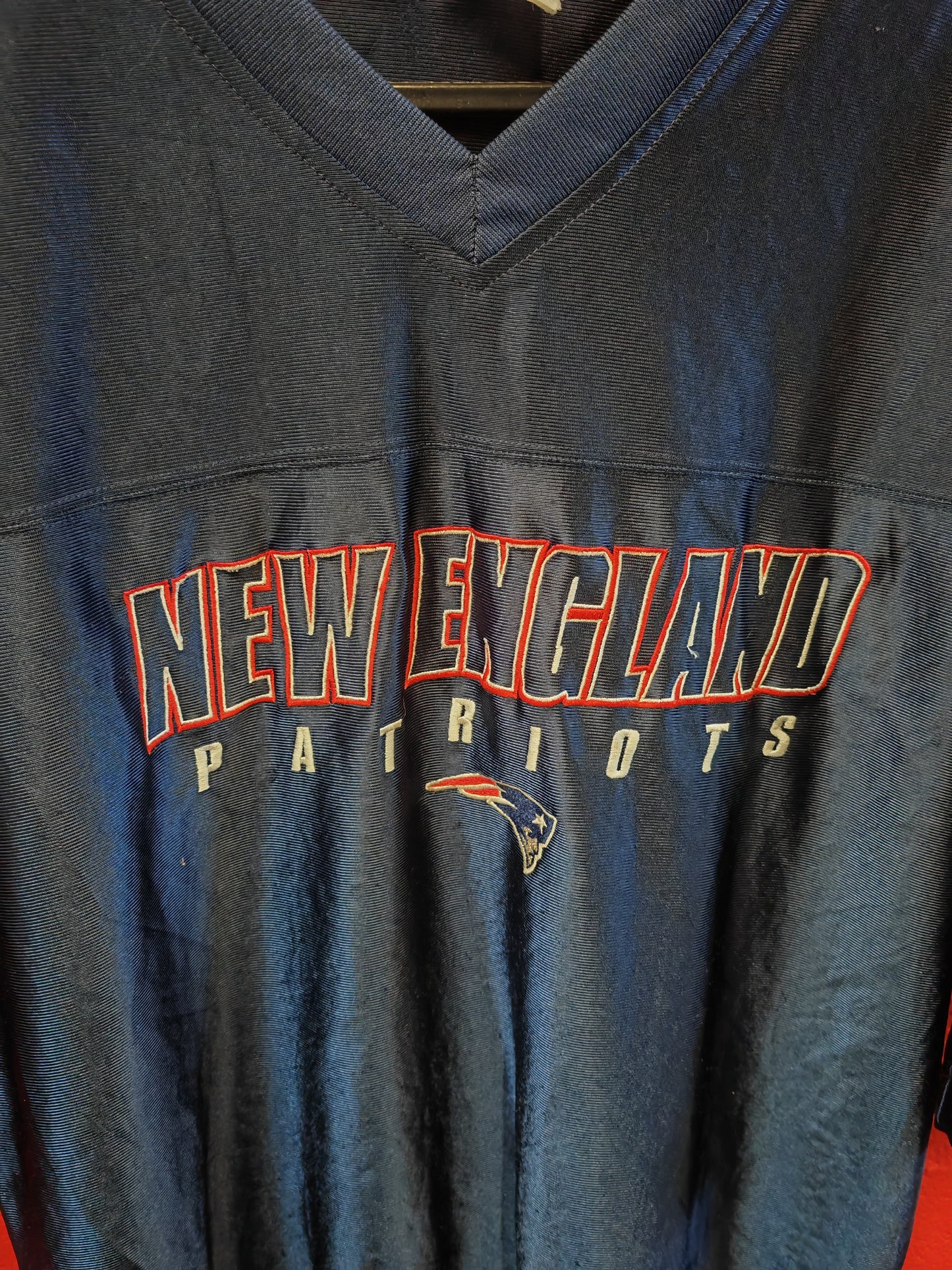 NFL New England Patriots Short Sleeve T Shirt, Navy, Size Large
