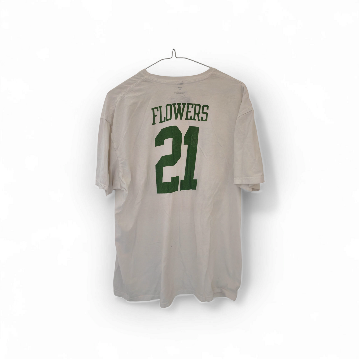 Fanatics Oregon Ducks Football Short Sleeve T Shirt, #21 Flowers, White, Size XL