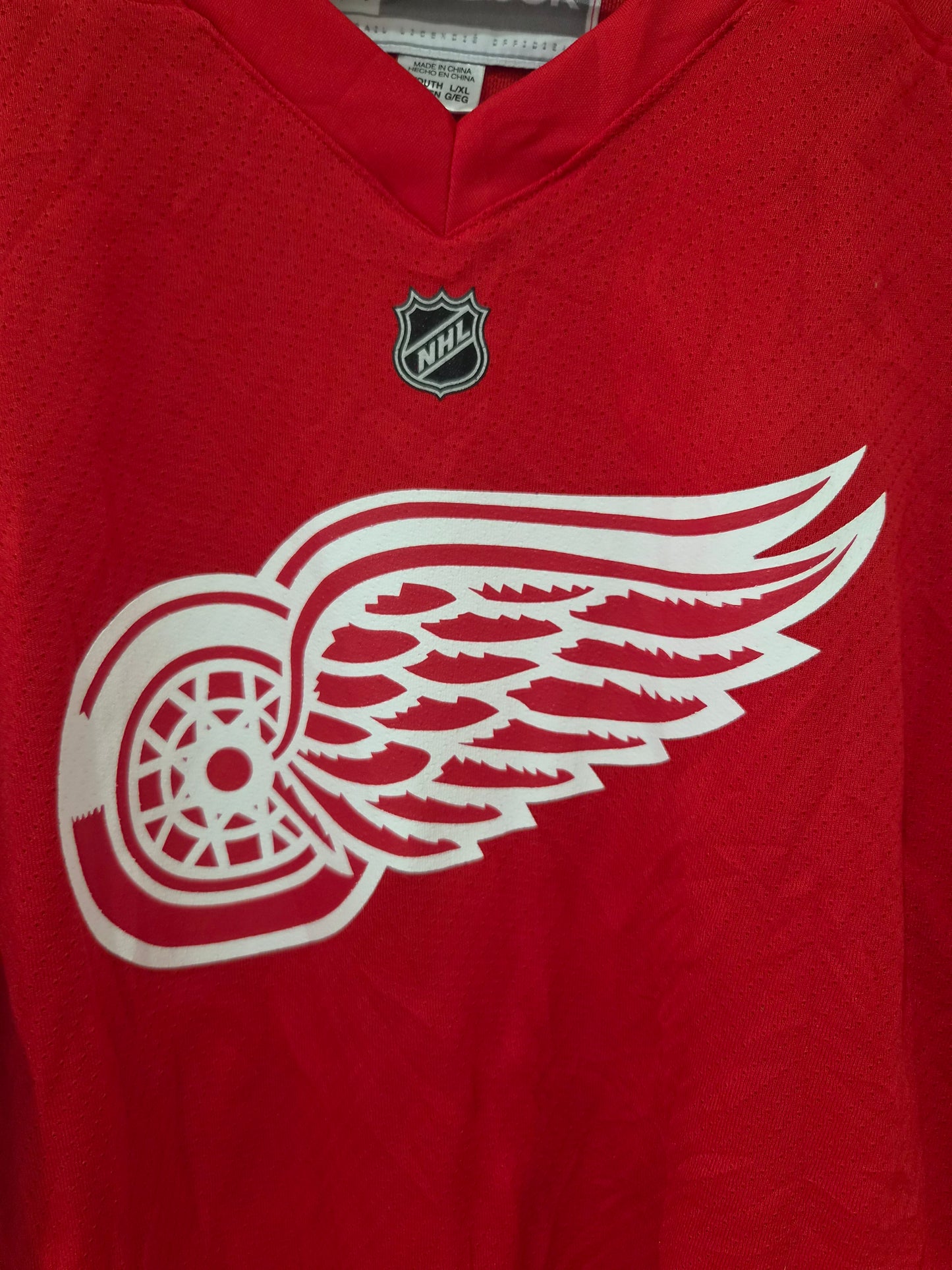 Youth Reebok Detroit Red Wings NHL Jersey, Red, Size YL/XL