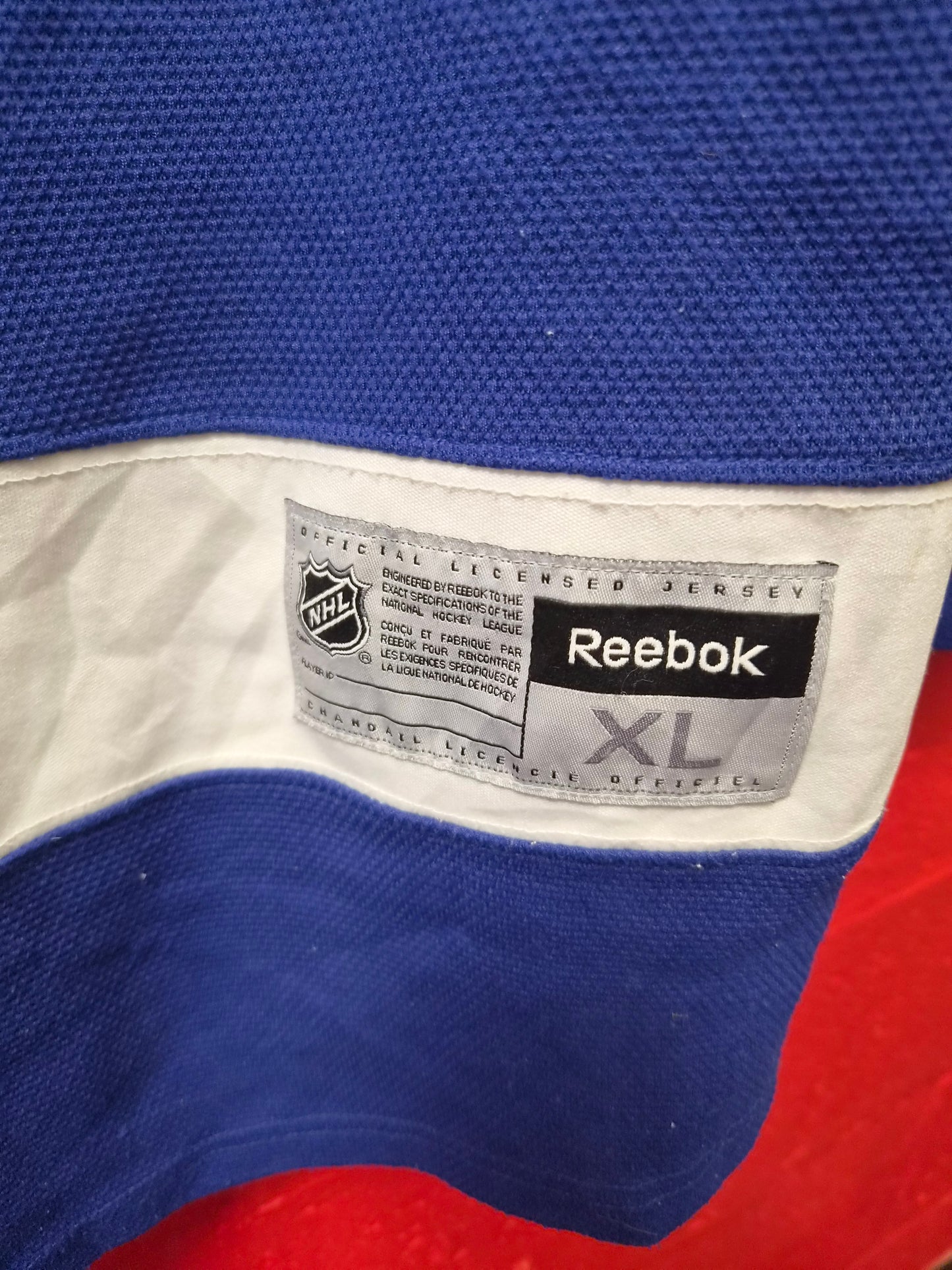 Reebok Tampa Bay Lightning NHL Jersey, Blue, Size XL