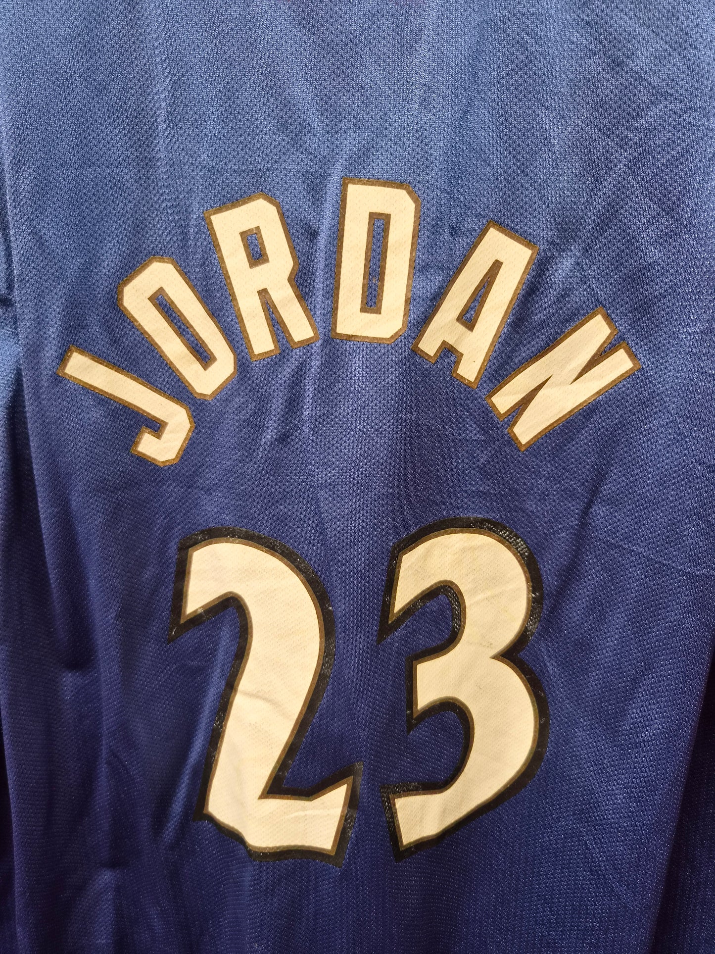 Champion Washington Wizards NBA Jersey, #23 Jordan, Blue, Size Large