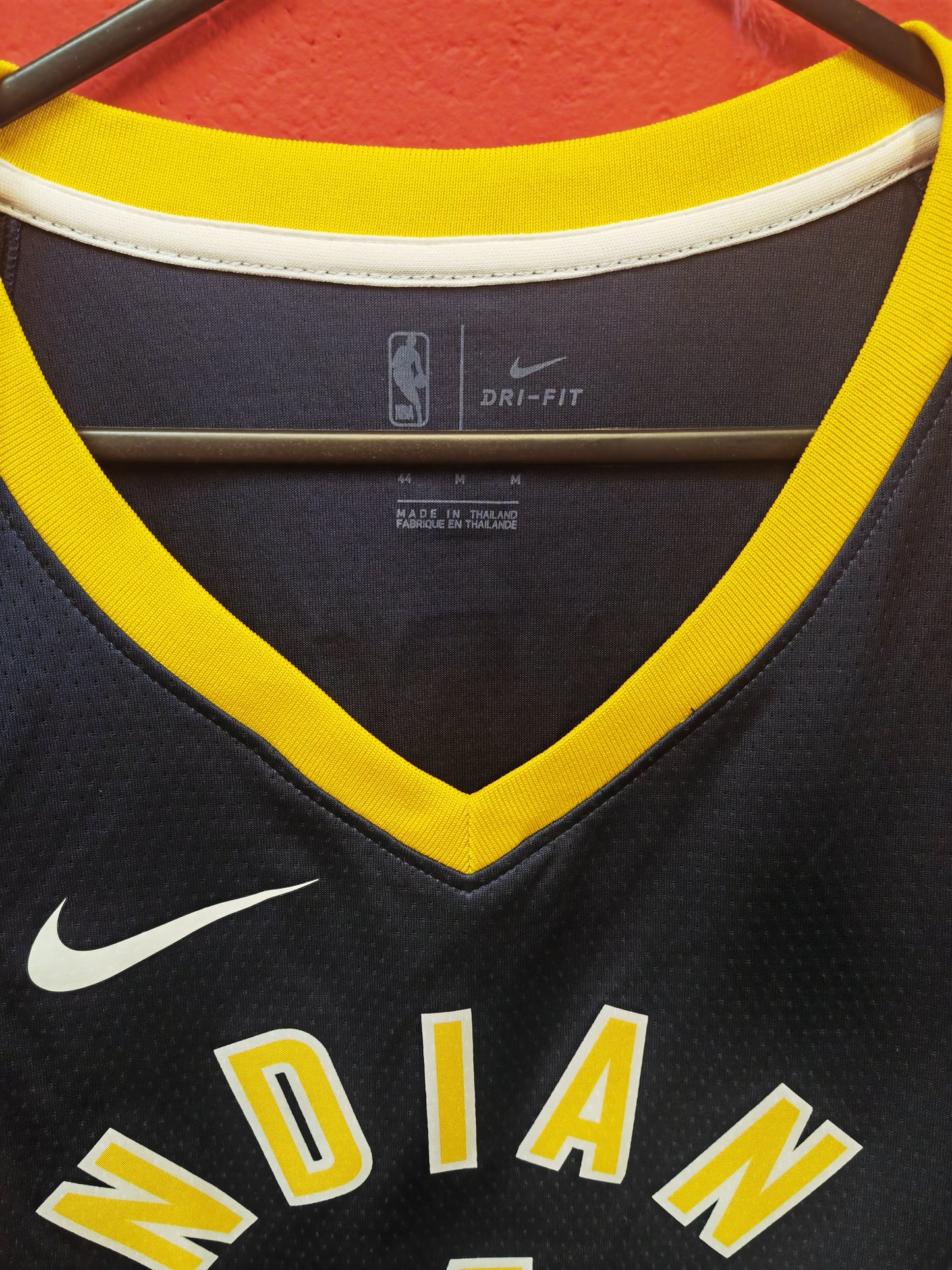 Nike Indiana Pacers NBA Swingman Jersey, #4 Oladipo, Navy, Size Medium