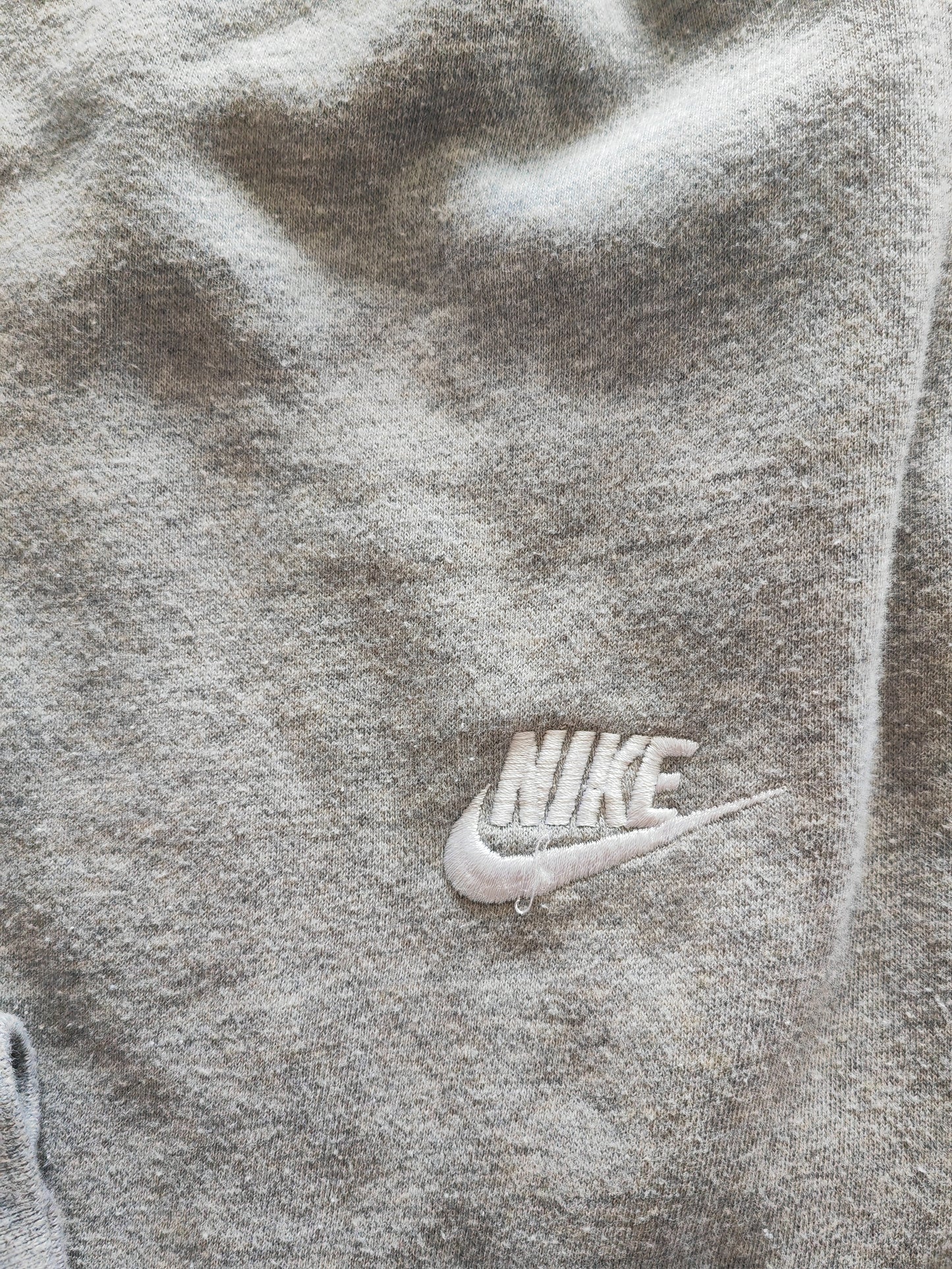 Nike Cuffed Leg Sweat Pants, Grey, Size Large