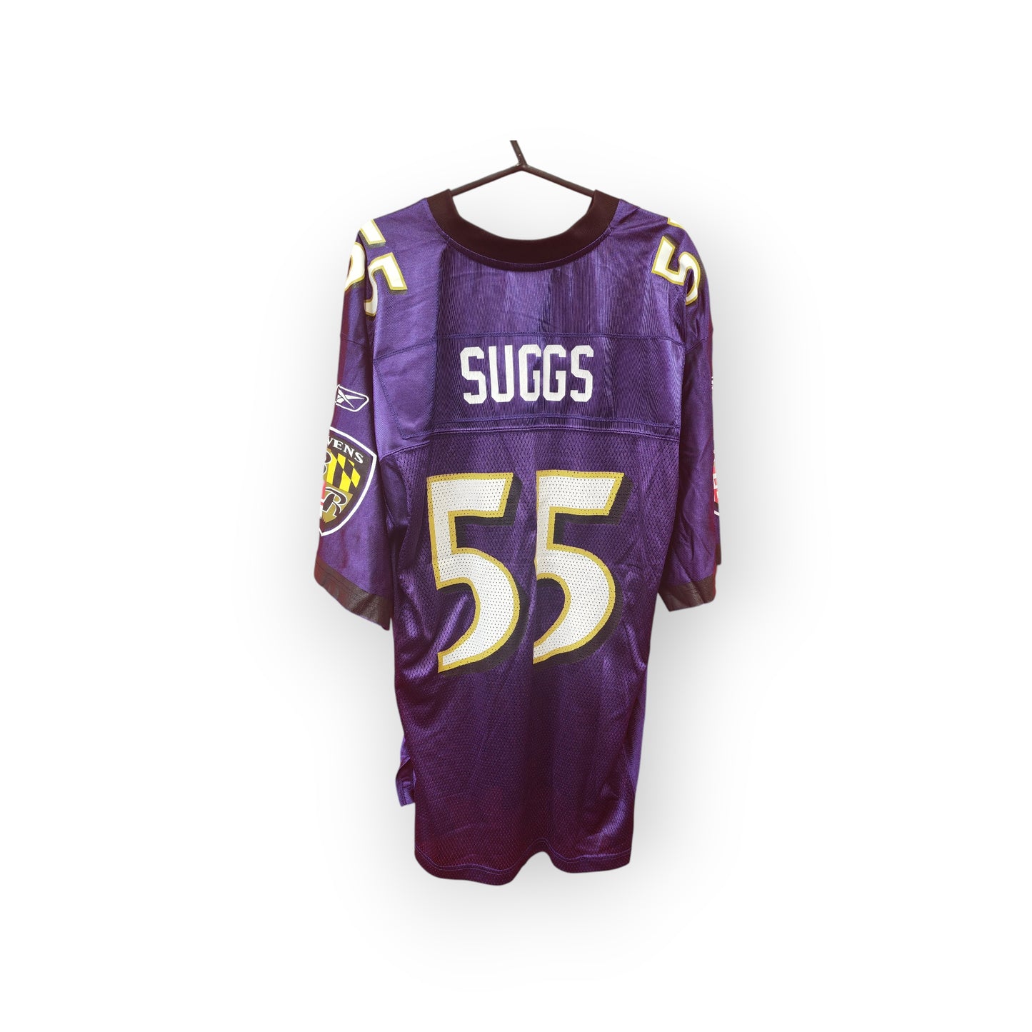 Reebok Baltimore Ravens NFL Jersey, #55 Suggs, Purple, Size Medium