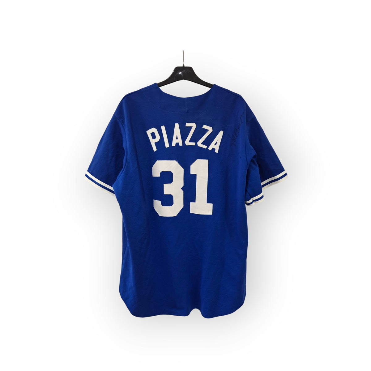 Majestic Los Angeles Dodgers MLB Baseball Jersey, #31 Piazza, Blue, Size XL