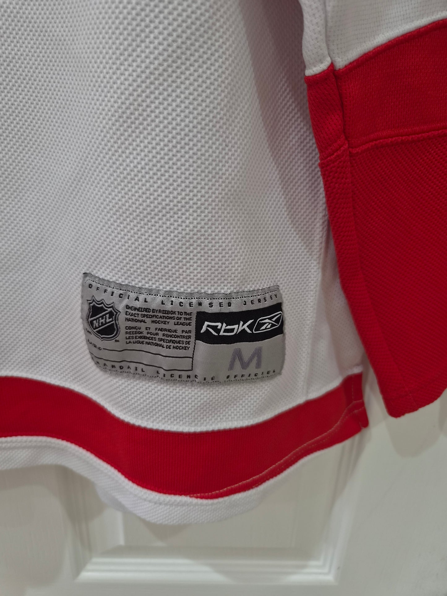 Reebok Detroit Red Wings NHL Jersey, #81 Hossa, White/Red, Size Medium