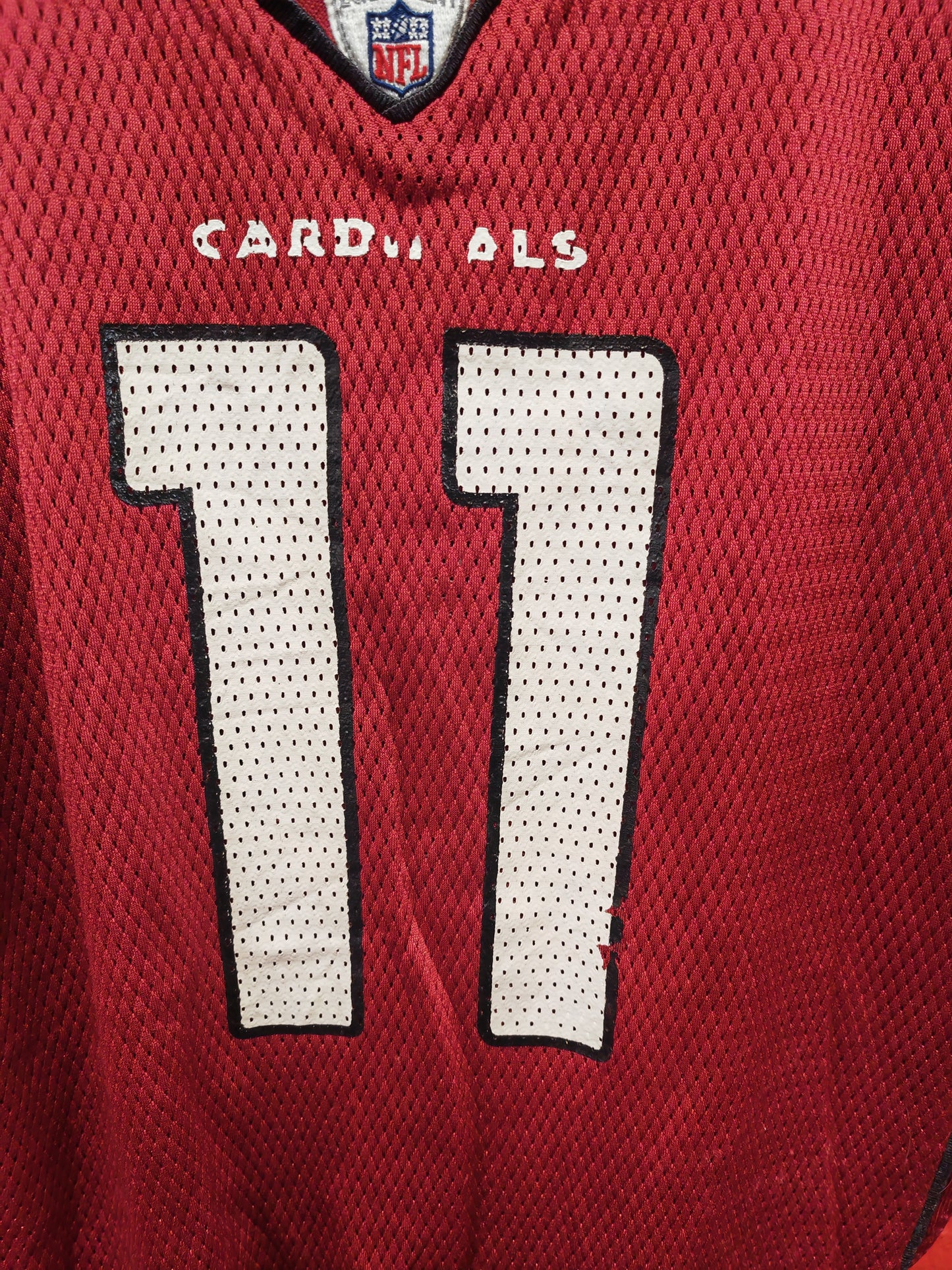 Youth Reebok Arizona Cardinals NFL Jersey, #11 Fitzgerald, Red, Size YL