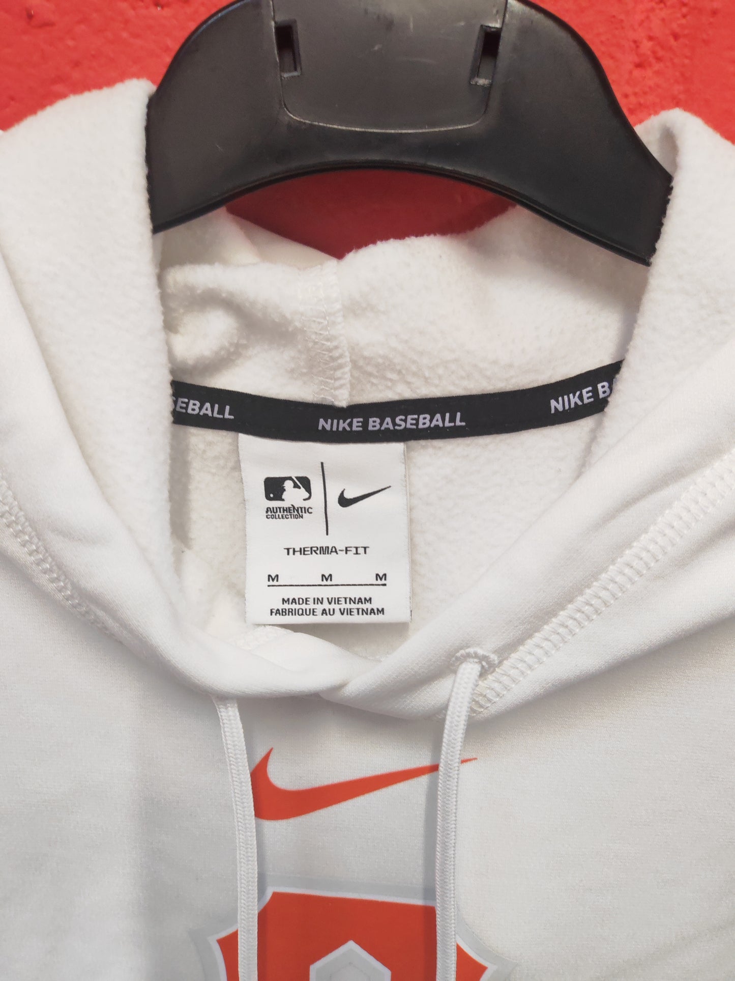 Nike Therma-Fit San Francisco Giants MLB Pullover Hoodie, White, Size Medium