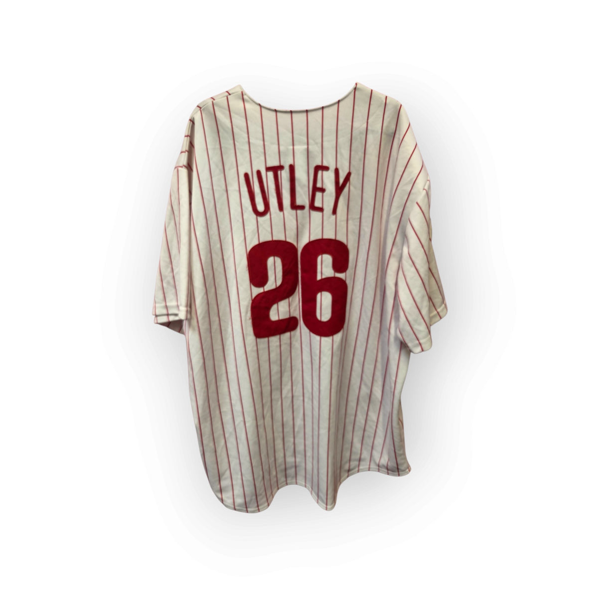 Majestic Philadelphia Phillies MLB Baseball Jersey, #26 Utley, World Series, XL