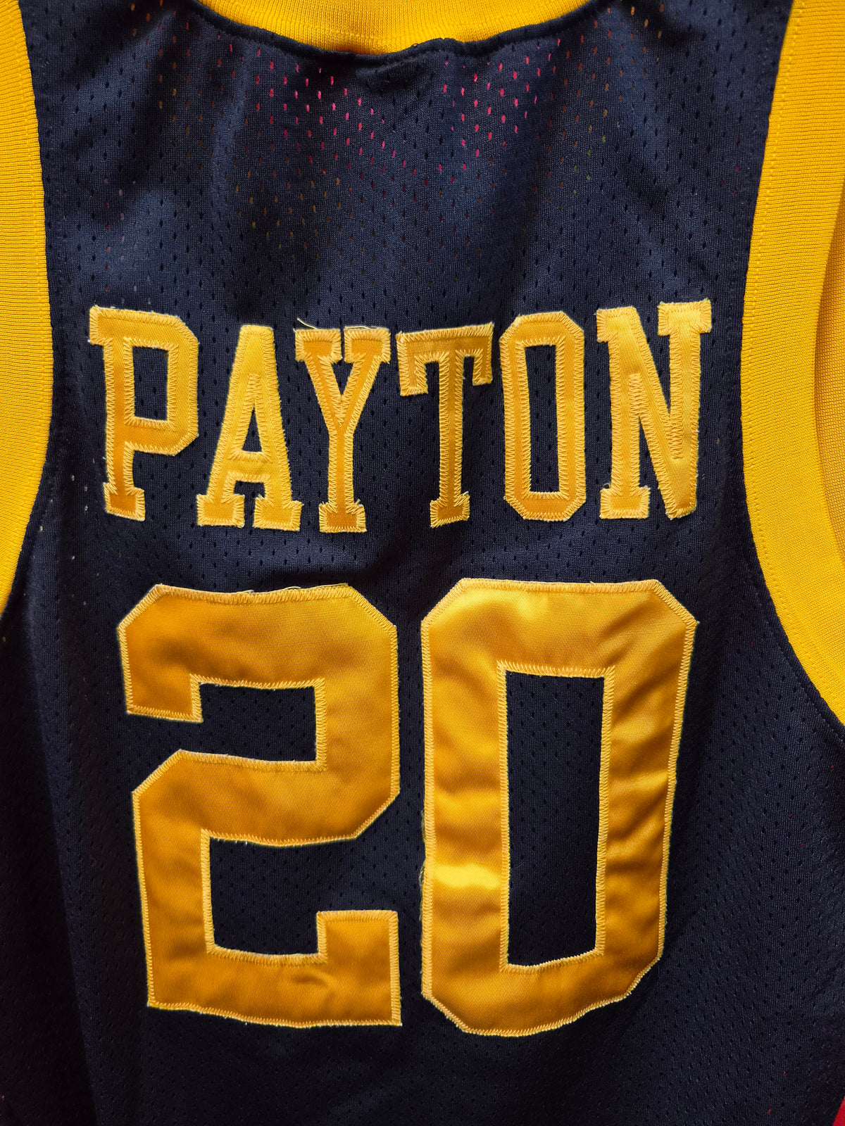 Nike Los Angeles Lakers NBA 'Rewind' Jersey, #20 Payton, Black, Size Medium +2 Length