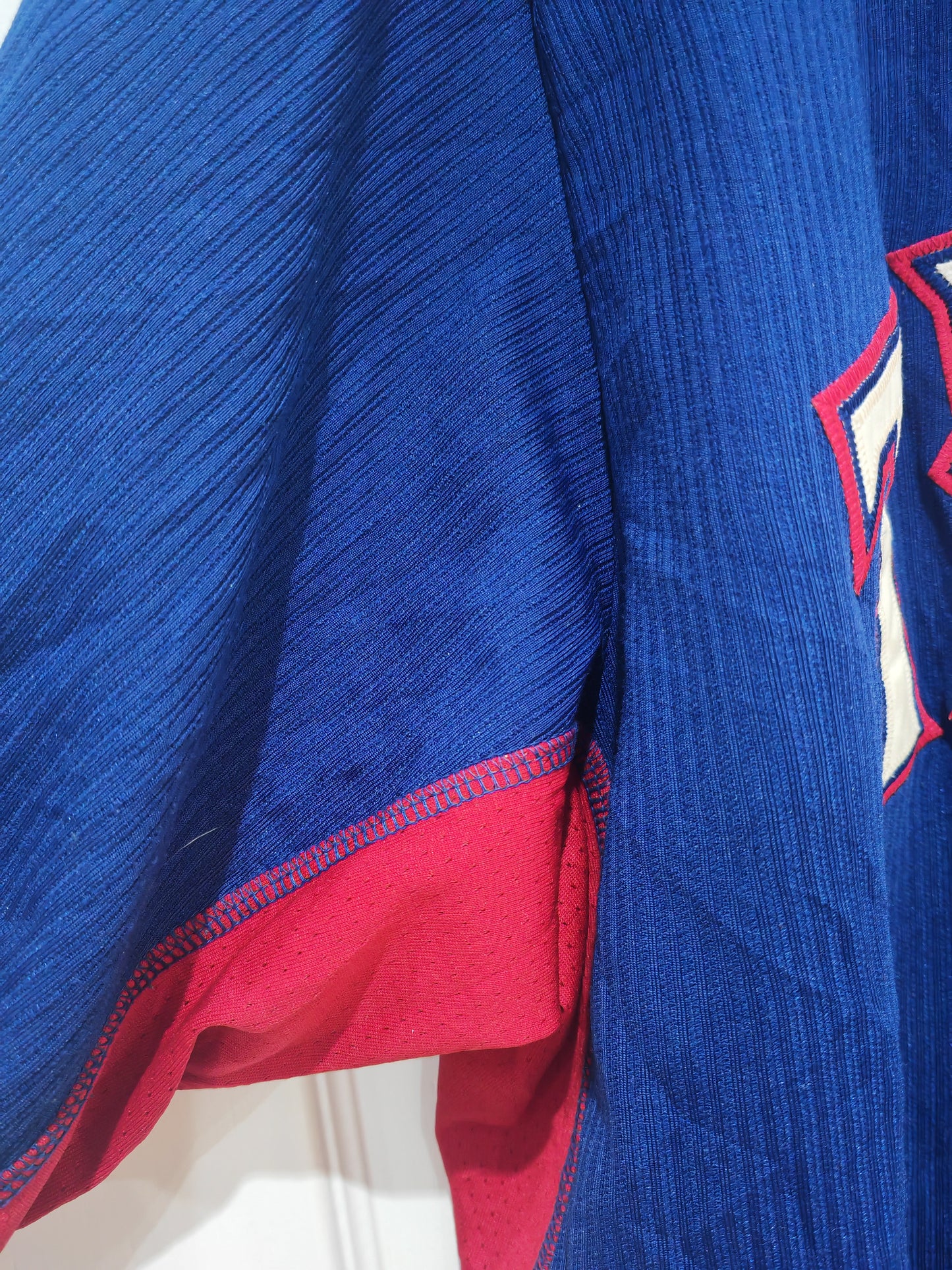 Majestic Texas Rangers MLB Baseball Jersey, Blue, Size 52/XL