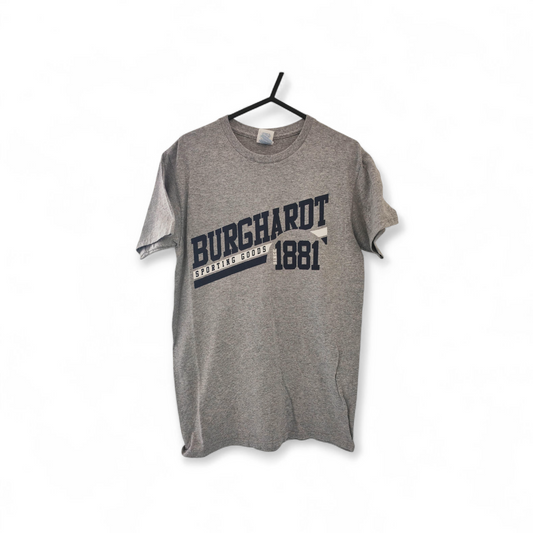 Delta Pro Weight Burghardt Sporting Goods Short Sleeve T Shirt, Grey, Size Small