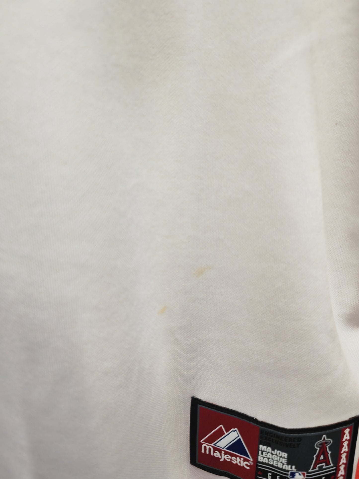 Majestic Los Angeles Angels MLB Baseball Jersey, #5 Pujols, White, Size XL