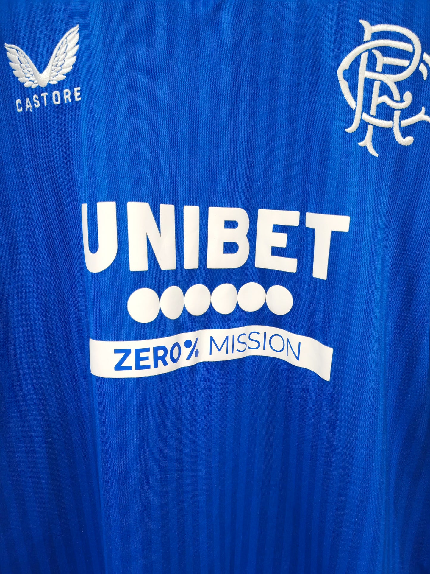 Castore Glasgow Rangers 2023/24 Home Shirt, Blue, Size XL
