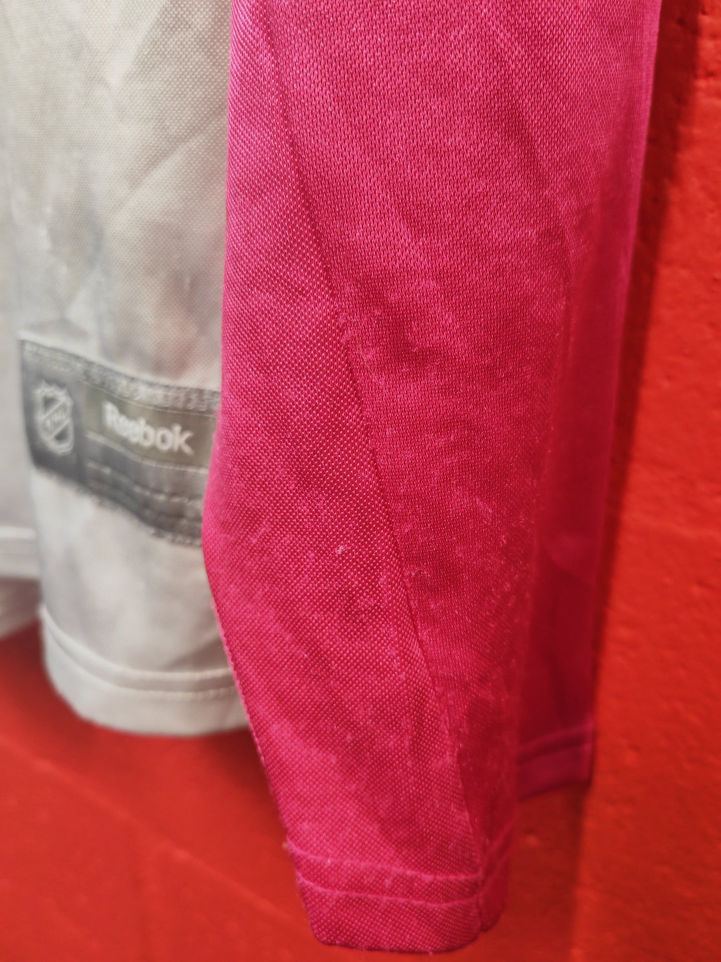 Youth Girls Reebok Montreal Canadiens NHL Jersey, White/Pink, Size YL 14