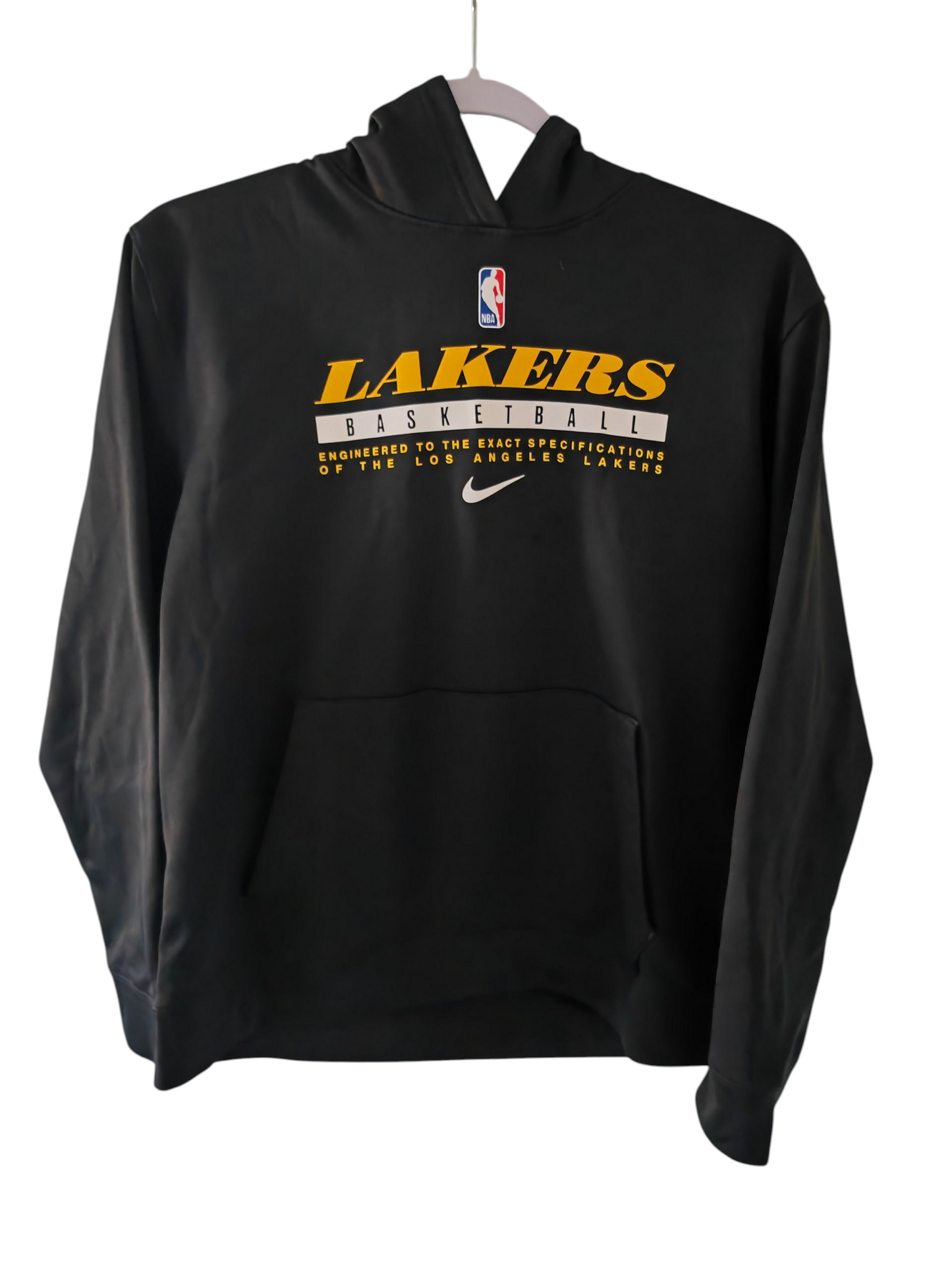 Youth Nike Los Angeles Lakers NBA Pullover Hoodie, Black, Size Youth Large