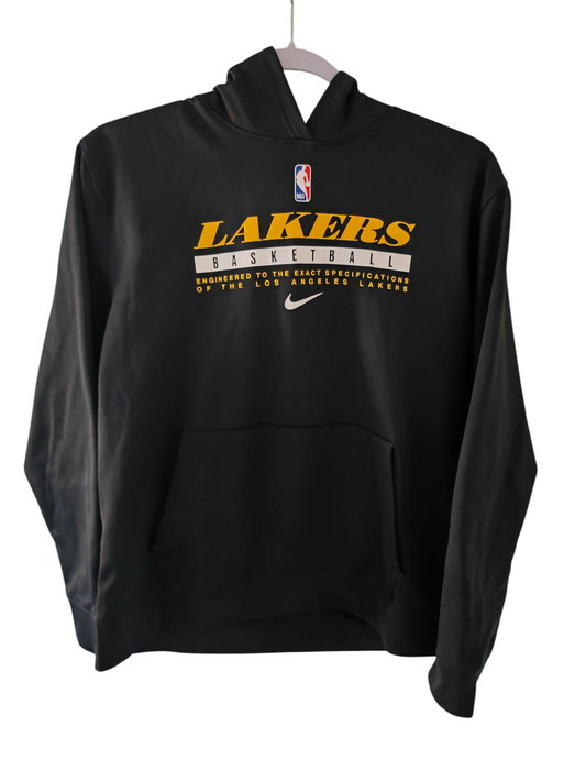 Youth Nike Los Angeles Lakers NBA Pullover Hoodie, Black, Size Youth Large