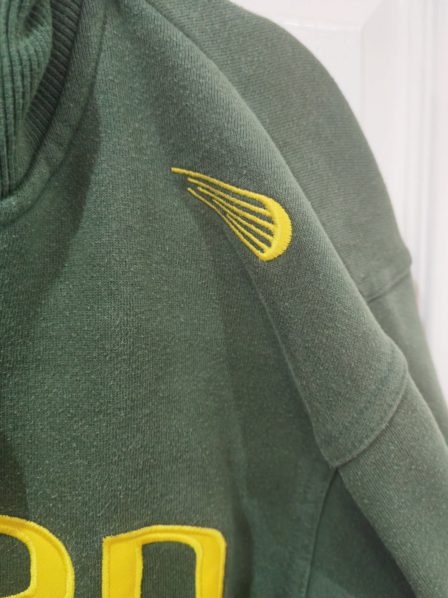 Nike Oregon Ducks NCAA Lacrosse Pullover Hoodie, Green, Size Small
