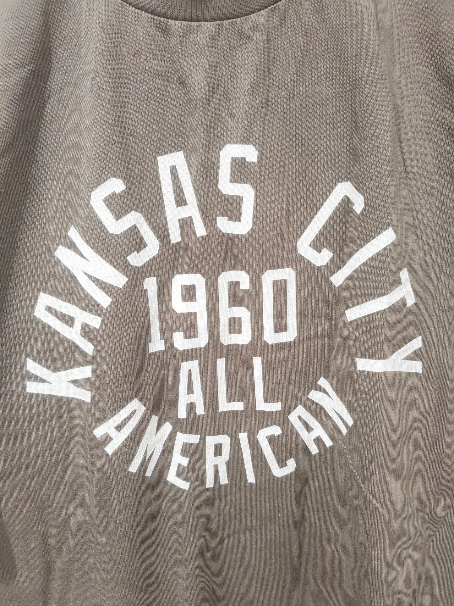 NFL Peace Collective Kansas City Chiefs Shirt Sleeve T Shirt, Brown, Size XL
