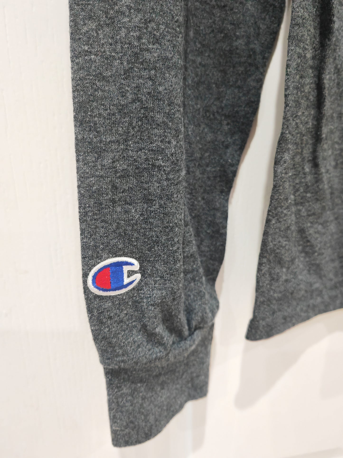 Champion Howard Bison NCAA Long Sleeve T Shirt, Grey, Size Medium