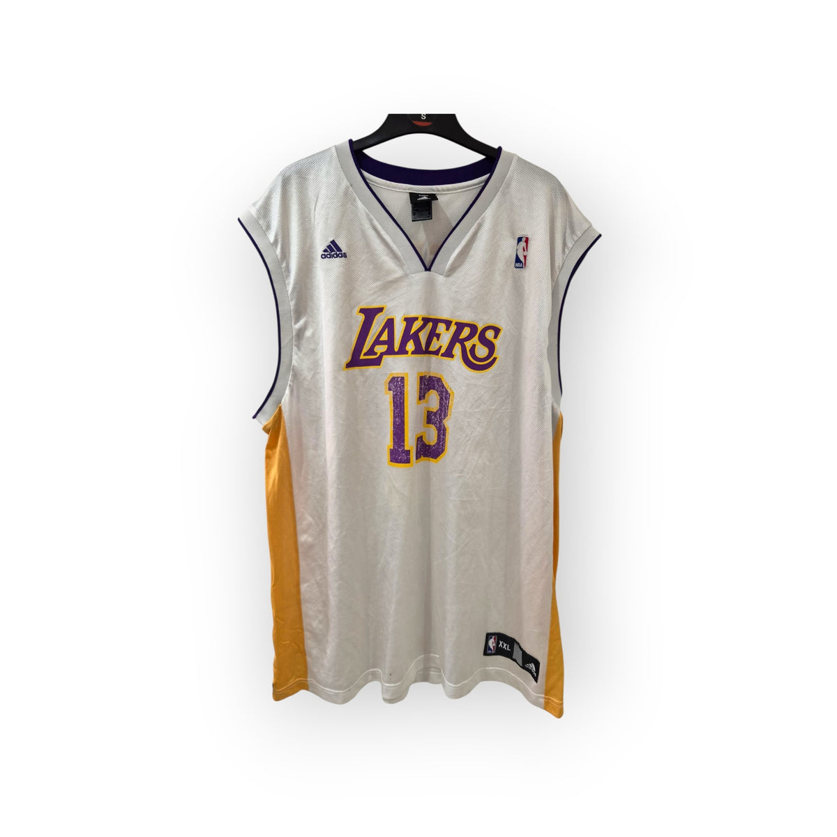 Adidas Los Angeles Lakers NBA Basketball Jersey, #13 Jobbins (Custom), Size XXL