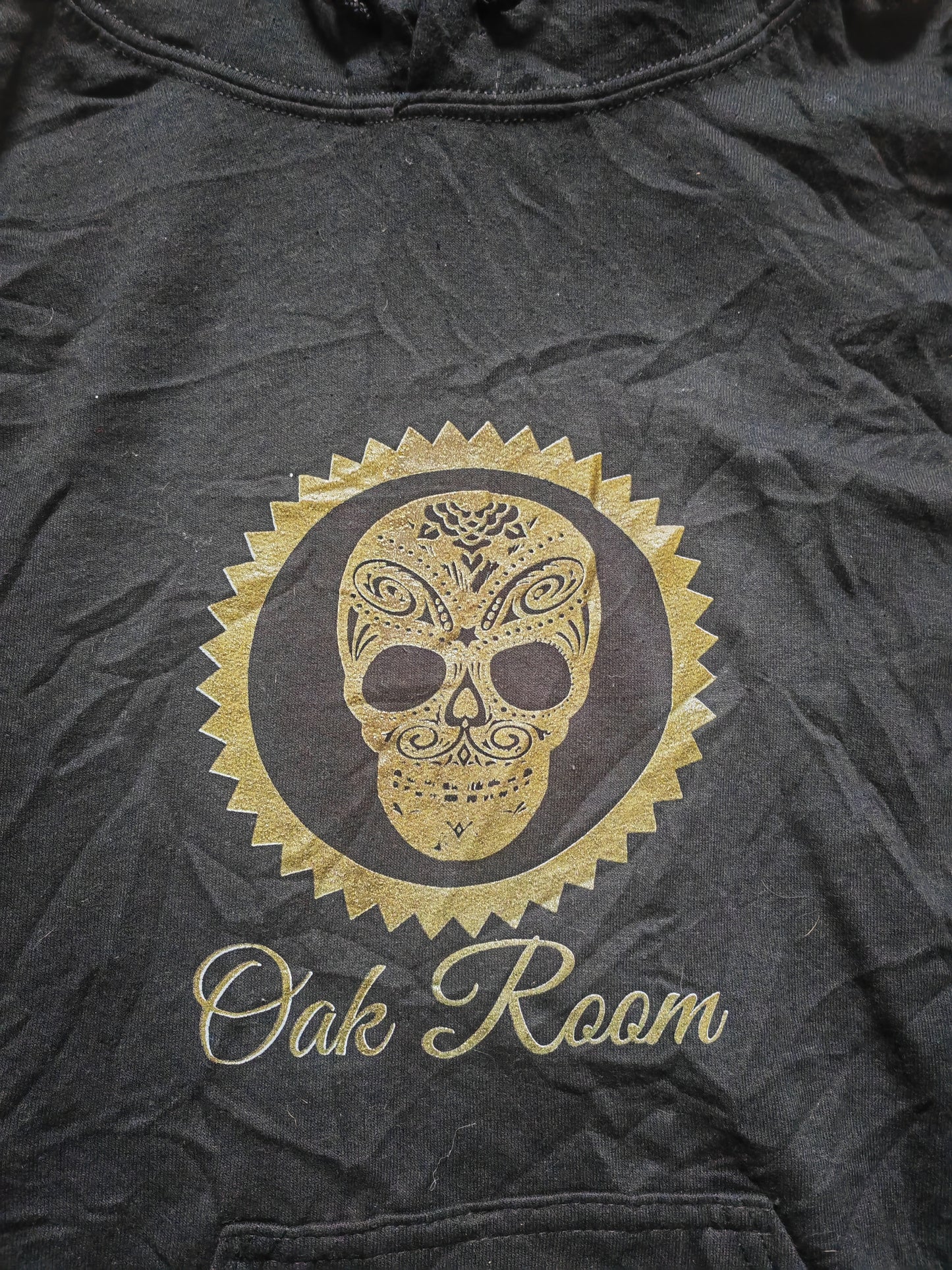 Gildan Oak Room Staff Hoodie, Black, Size Small