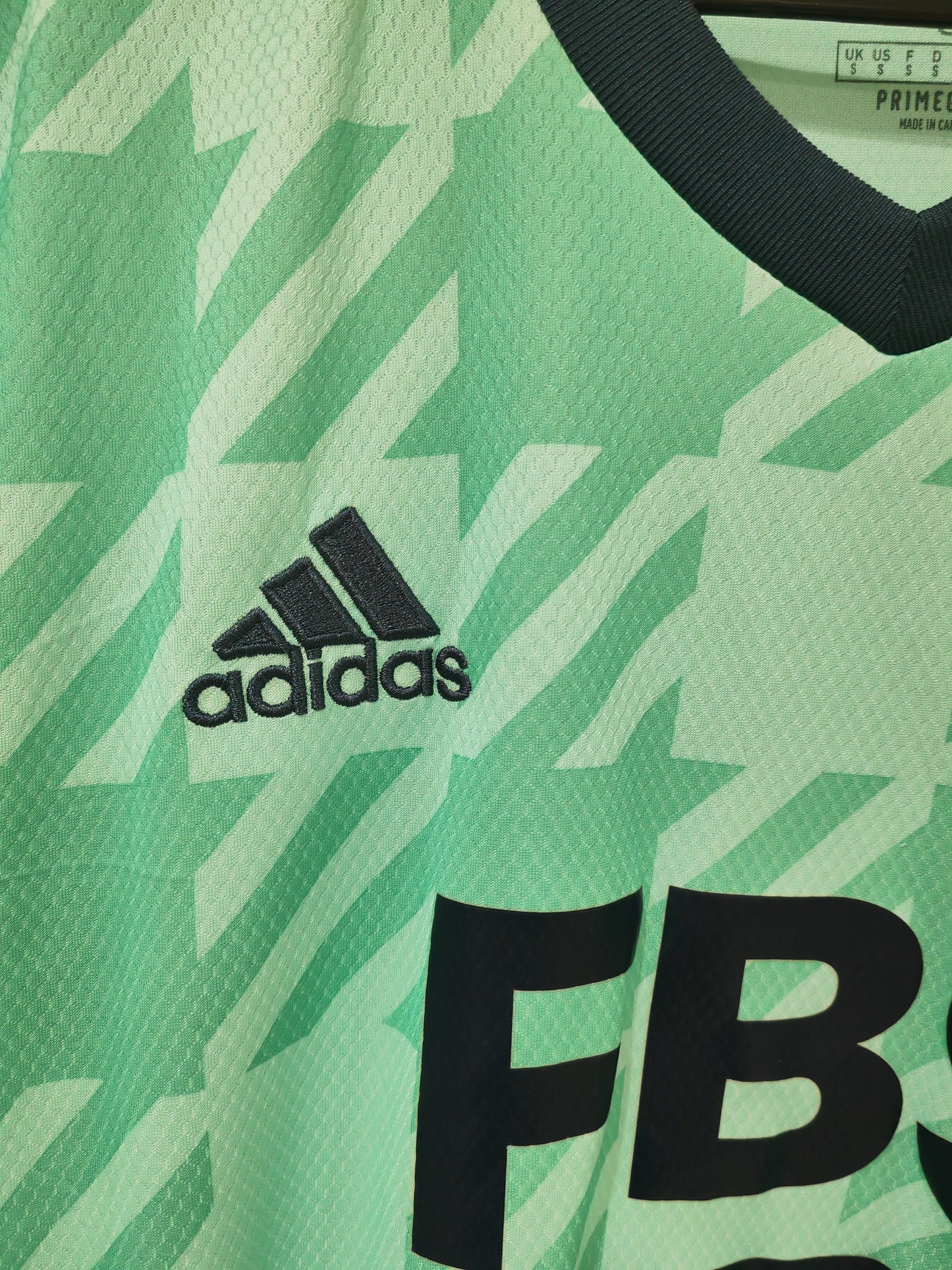 Adidas Leicester City FC 2021/22 Away Shirt With Europa League Patch, Green, Small