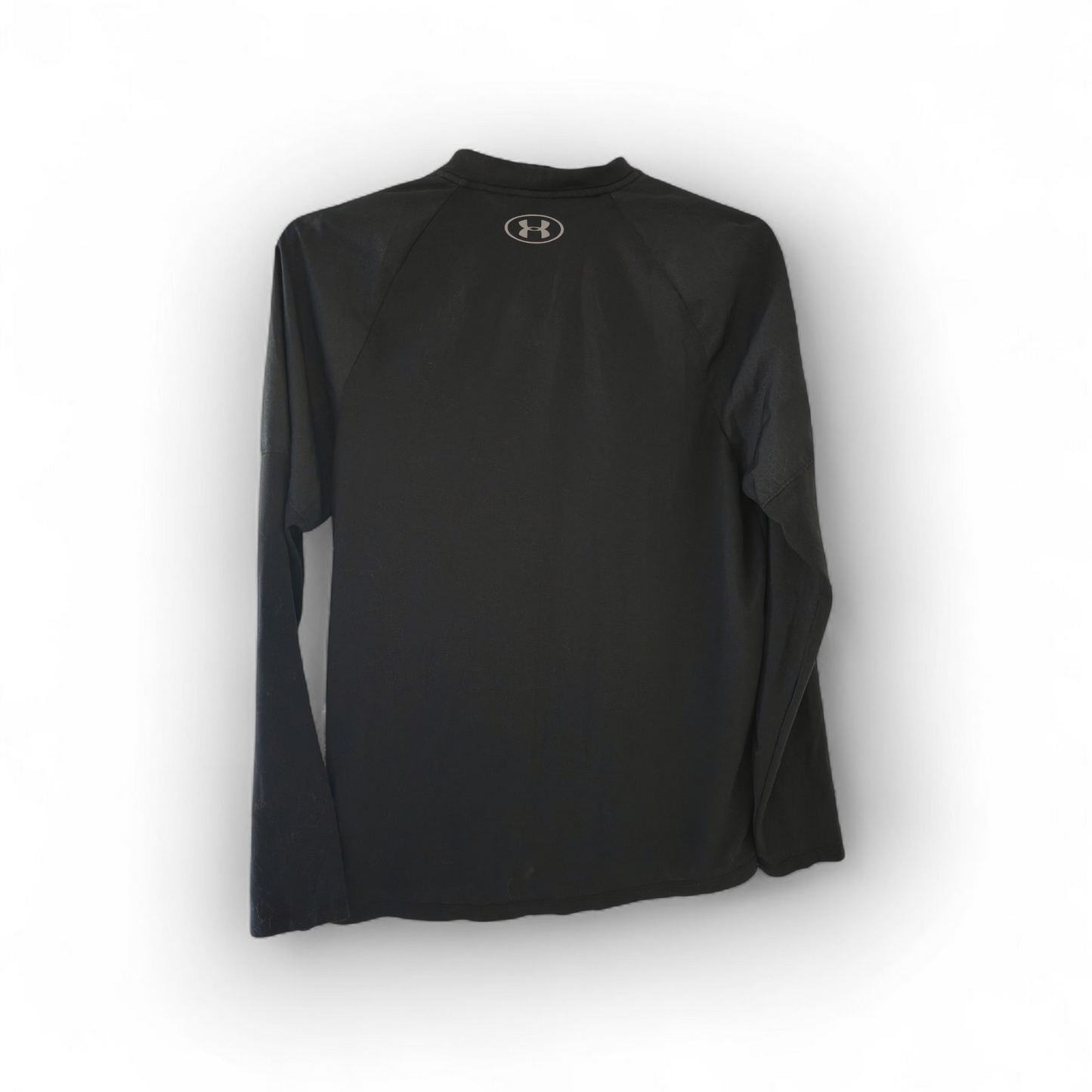 Under Armour 1/4 Zip Long Sleeve Lightweight Training Top, Black, Size Small