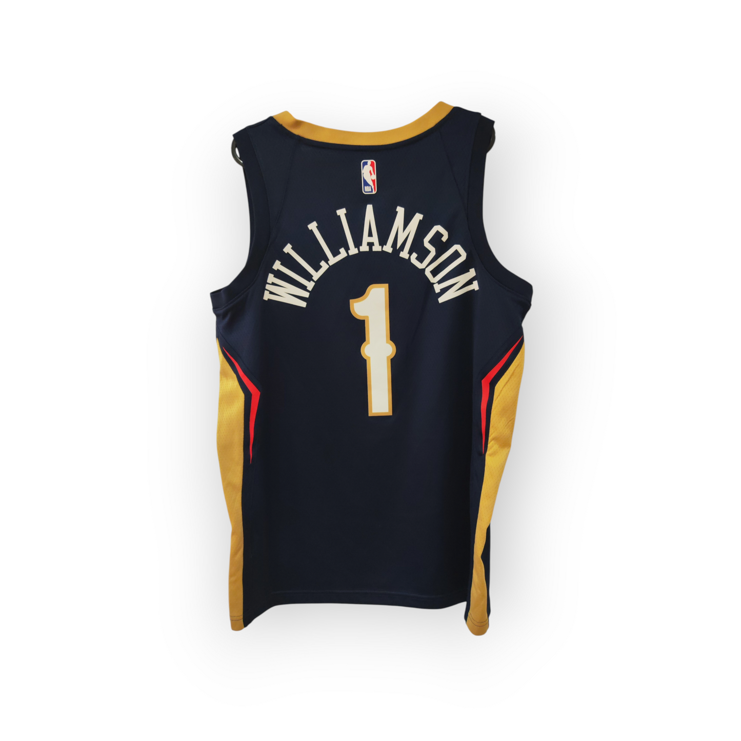 Nike New Orleans Pelicans NBA Jersey, #1 Williamson, Navy Blue, Size Medium