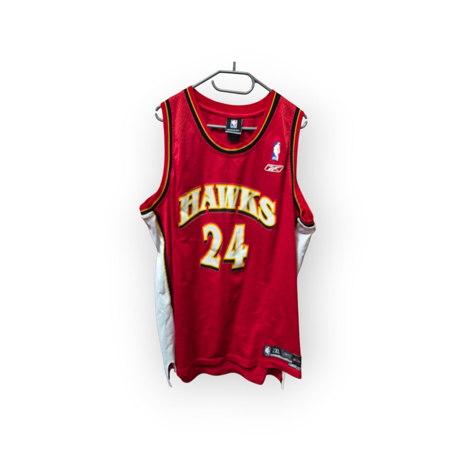 Reebok Atlanta Hawks NBA Jersey, #24 Williams, Red, Size XXL +2 Length