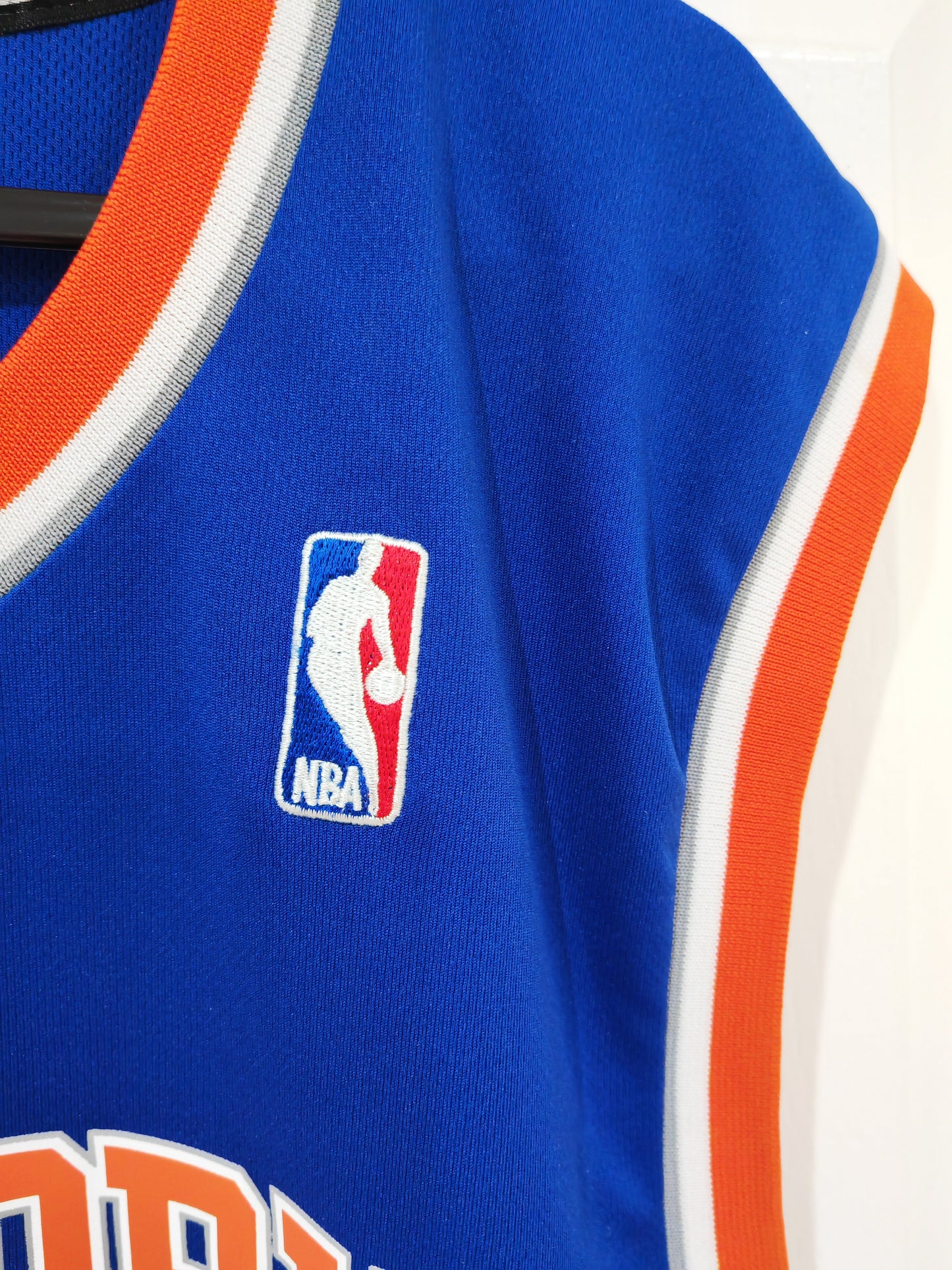 Adidas New York Knicks NBA Jersey, #5 Kidd, Blue, Size Small