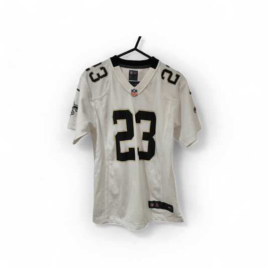 Women's New Orleans Saints NFL Jersey, #23 Lattimore, White, Size Medium