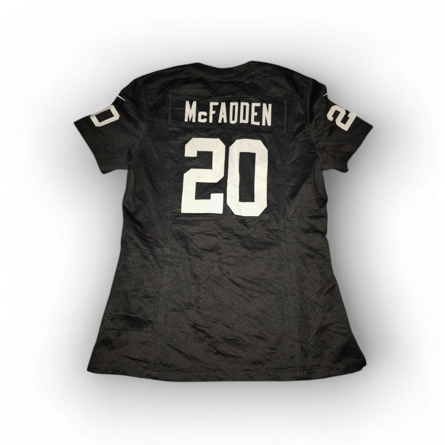 Women's Nike Las Vegas/Oakland Raiders NFL Jersey, #20 McFadden, Black, Size Medium