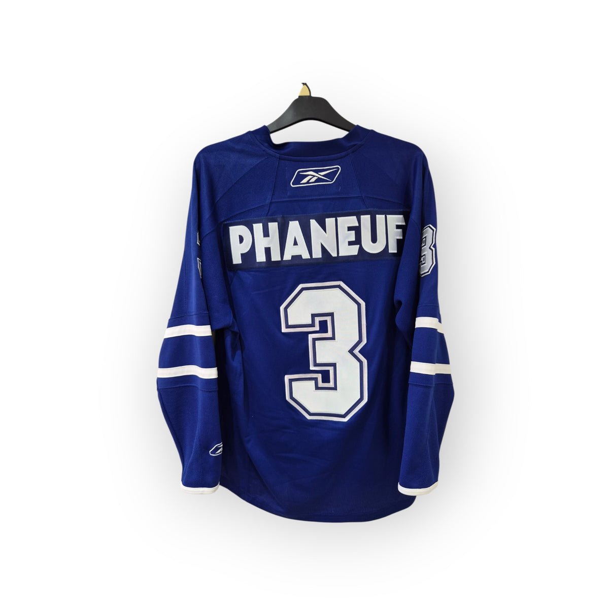 Reebok Toronto Maple Leafs NHL Ice Hockey Jersey, #3 Phaneuf, Blue, Size Large