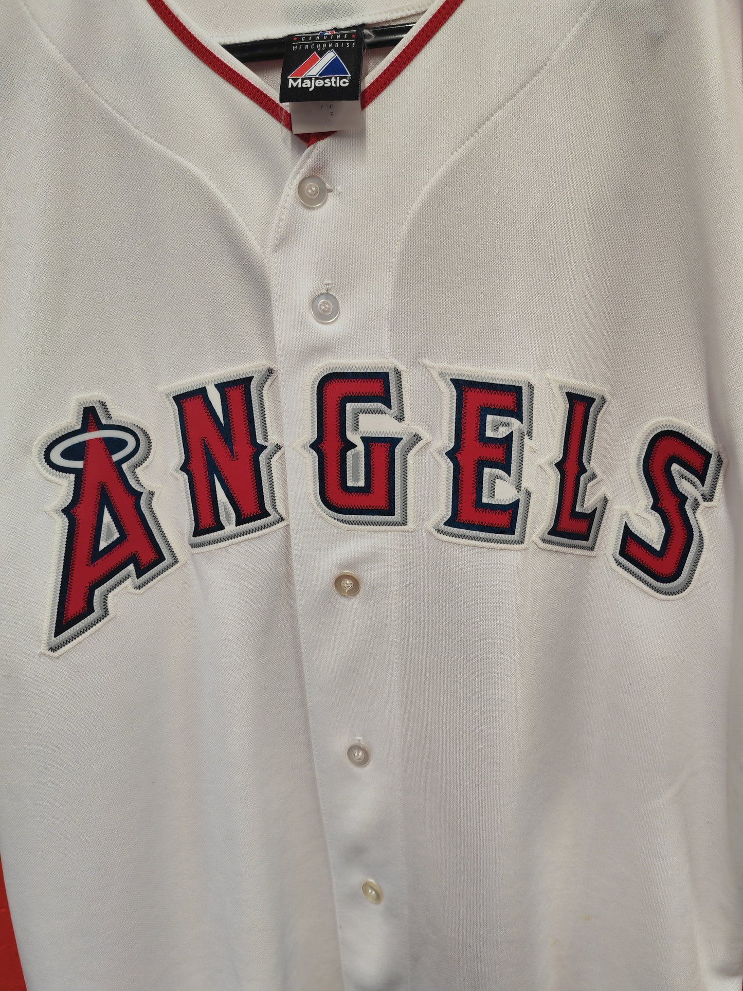 Majestic Los Angeles Angels MLB Baseball Jersey, #5 Pujols, White, Size XL