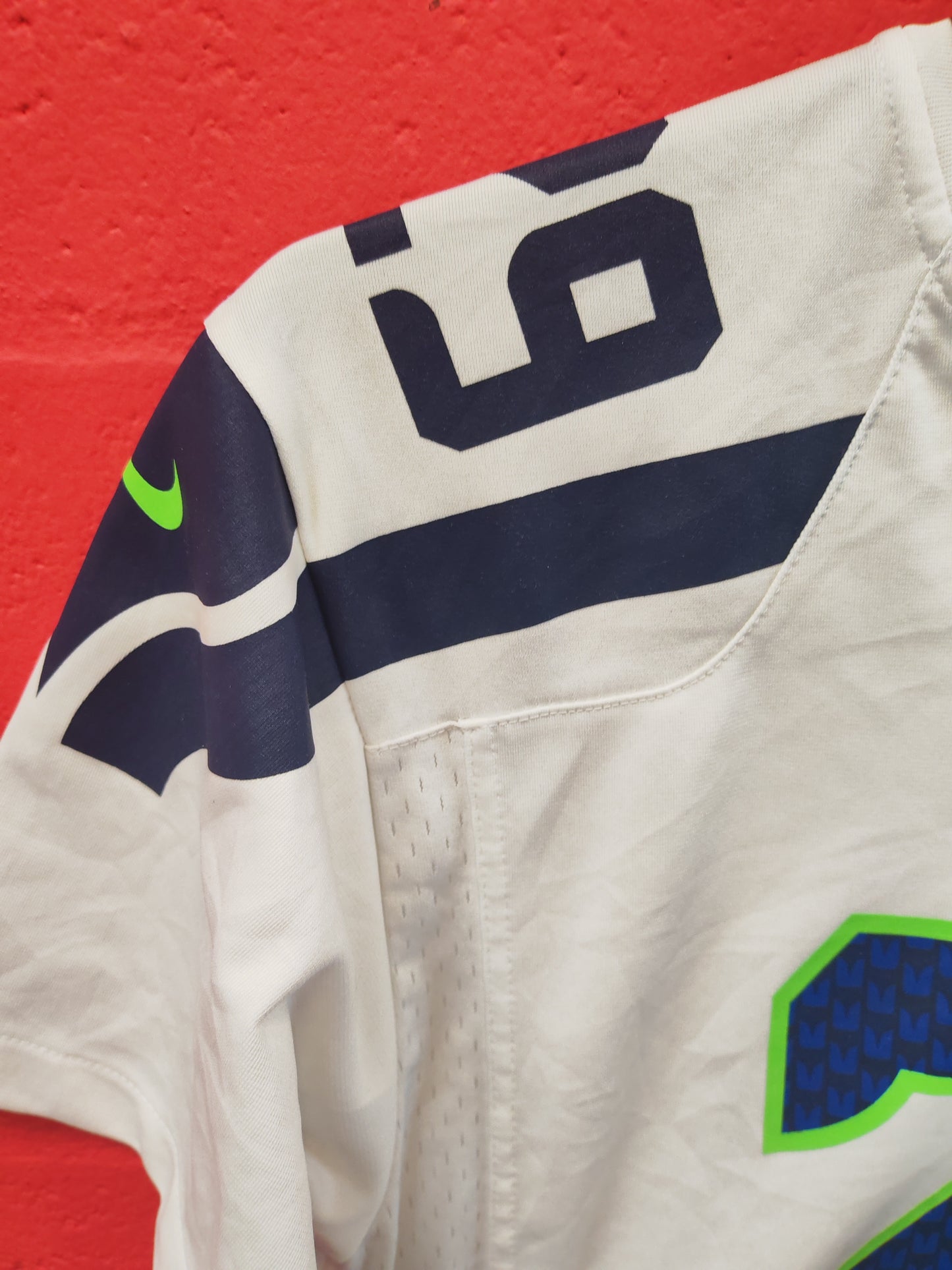 Youth Nike Seattle Seahawks NFL Jersey, #29 Thomas III, White, Size YXL