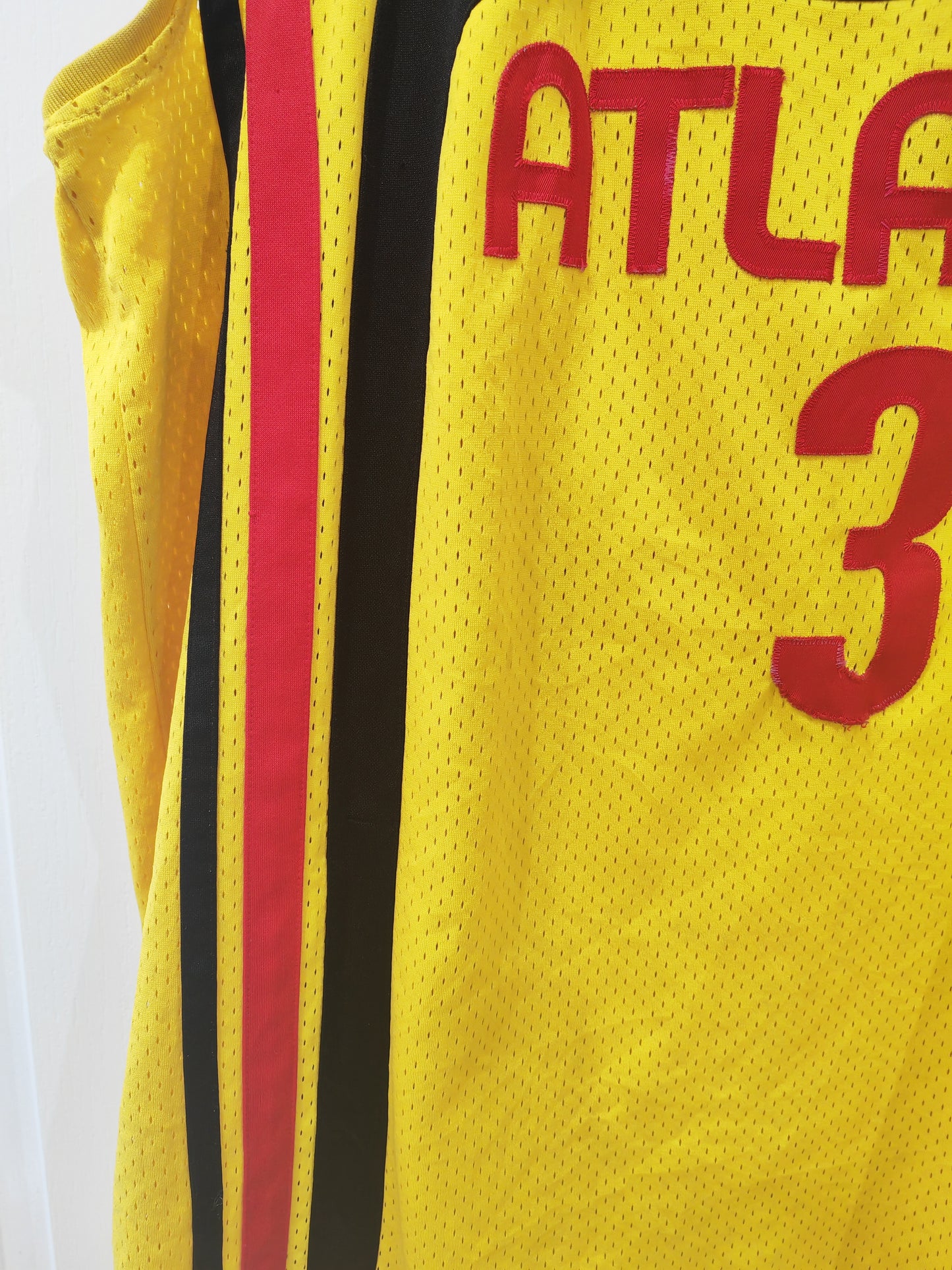 Nike Atlanta Hawks NBA Jersey, #3 Shareef, Yellow, Size XXL